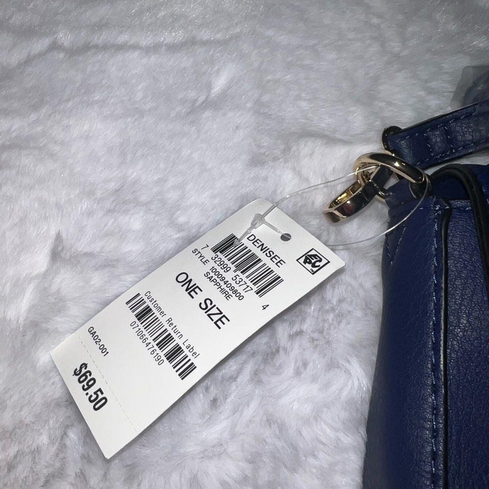 INC International Concepts Navy Crossbody Bag - Picture 7 of 7